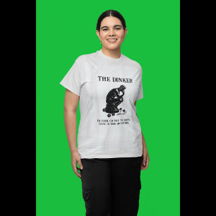 The Dinker Thinker Personalised Funny Pickleball T-Shirt