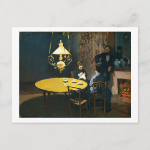 The Dinner, An Interior Claude Monet Postcard