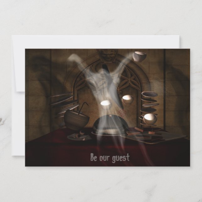 The Dinner Guest HALLOWEEN Invitation (Front)