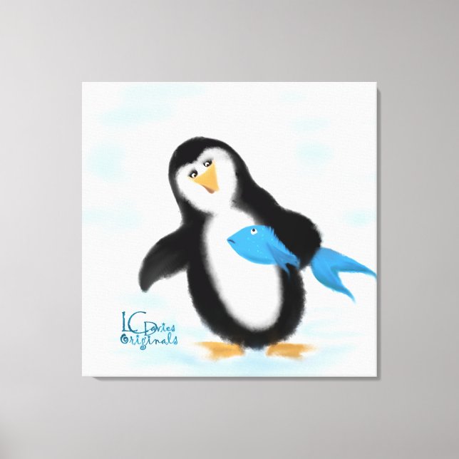 The Dinner Guest Stretched Canvas Print (Front)