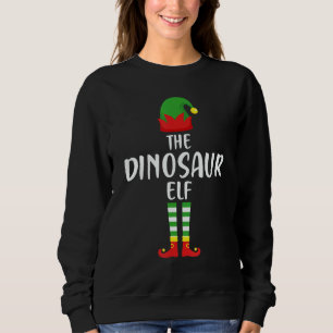 The Dinosaur Elf Family Matching Group  Christmas Sweatshirt