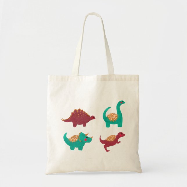 The Dinosaurs Tote Bag (Front)
