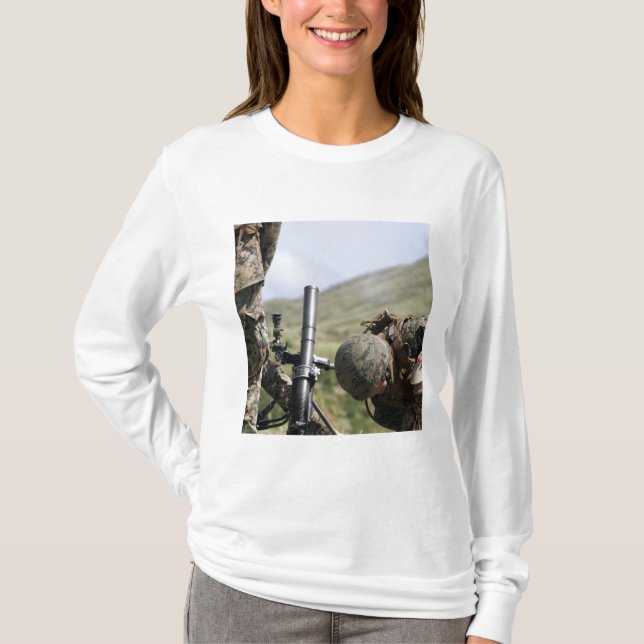 The direct-lay method of firing mortars T-Shirt (Front)