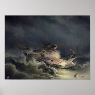 The disaster of the Liner Ingermanland Poster