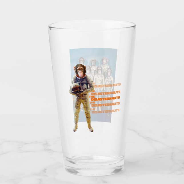 The Disasternauts Glass Tumbler (Front)