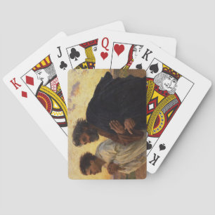 The Disciples Peter and John Running Playing Cards