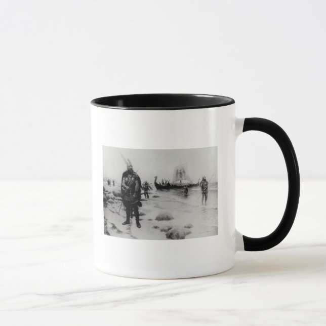 The Discovery of America by Leif Eriksson Mug (Right)