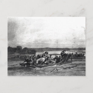 The Discovery of the Mississippi by de Soto Postcard