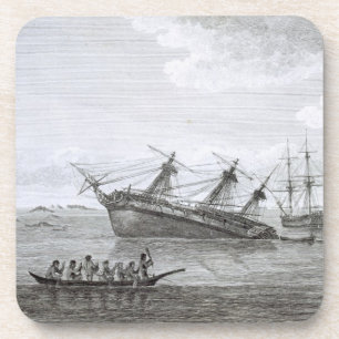 The Discovery on the Rocks in Queen Charlotte's So Coaster