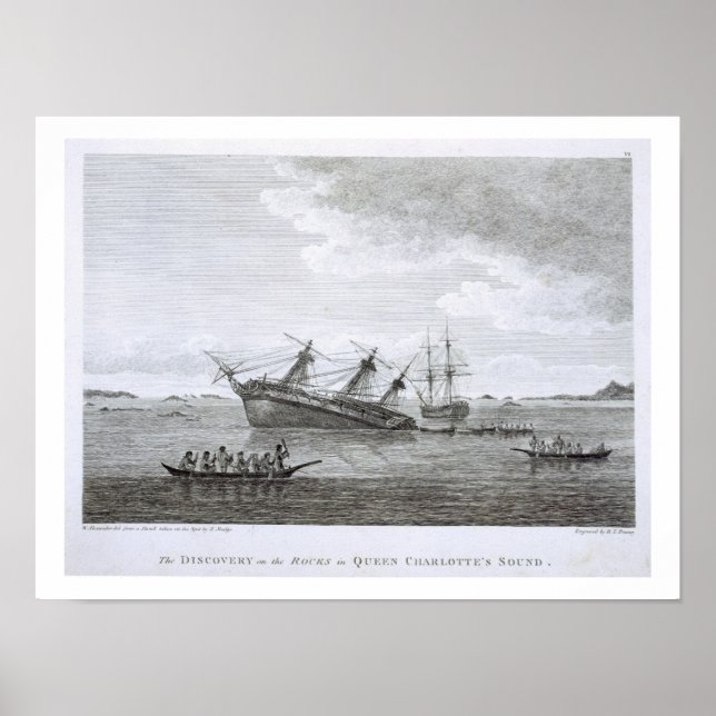 The Discovery on the Rocks in Queen Charlotte's So Poster (Front)