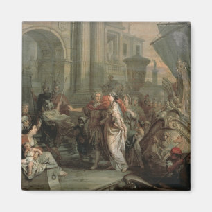 The Disembarkation of Cleopatra at Tarsus (oil on Magnet