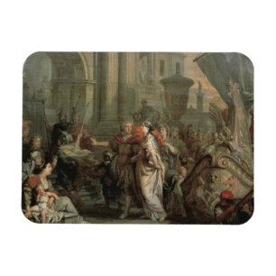The Disembarkation of Cleopatra at Tarsus (oil on Magnet