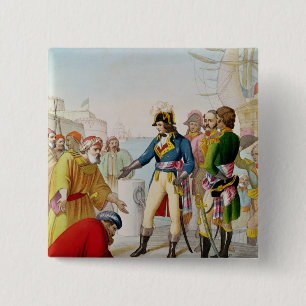The Disembarkation of Napoleon at Alexandria 15 Cm Square Badge