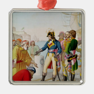The Disembarkation of Napoleon  at Alexandria Metal Tree Decoration