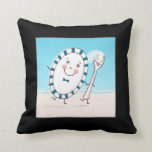 The Dish Ran Away with the Spoon Beach Newlyweds Cushion<br><div class="desc"></div>