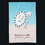 The Dish Ran Away with the Spoon Beach Newlyweds Tea Towel<br><div class="desc"></div>