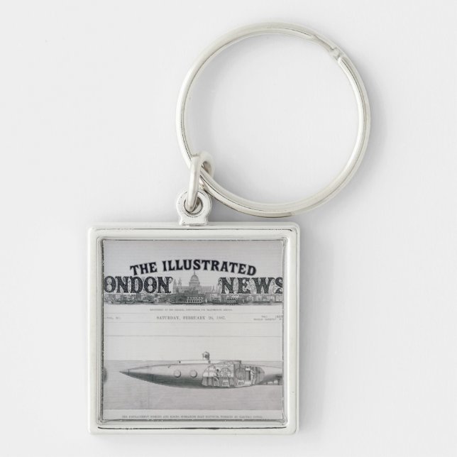 The Displacement Sinking and Rising Submarine Key Ring (Front)