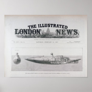 The Displacement Sinking and Rising Submarine Poster