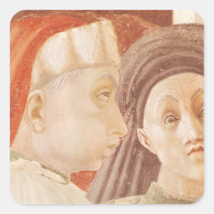The Dispute of St. Stephen, 1433-34 Square Sticker