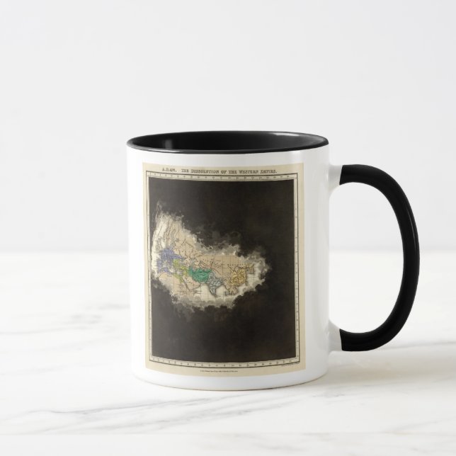 The Dissolution of the Western Empire 476 AD Mug (Right)