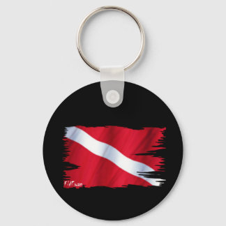 The Dive Flag Collection Key Ring