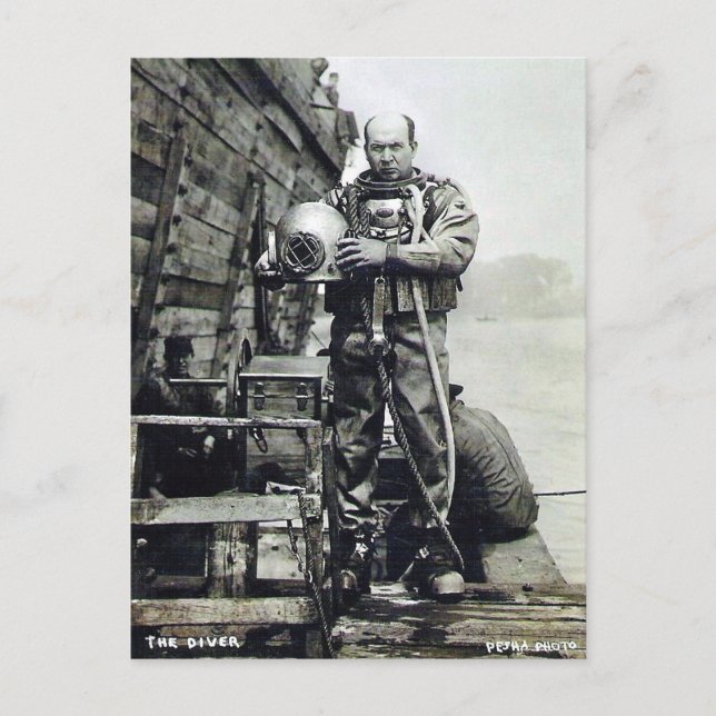 The Diver Postcard (Front)