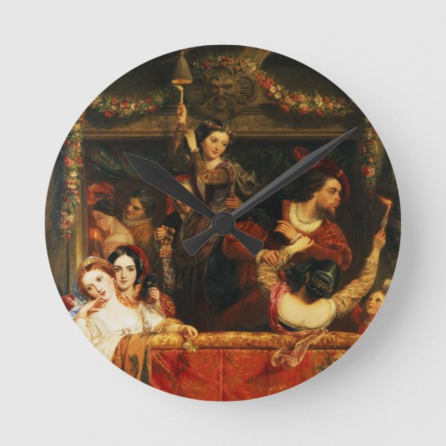 The Diversion of the Moccoletti - The Last Gay Mad Round Clock (Front)