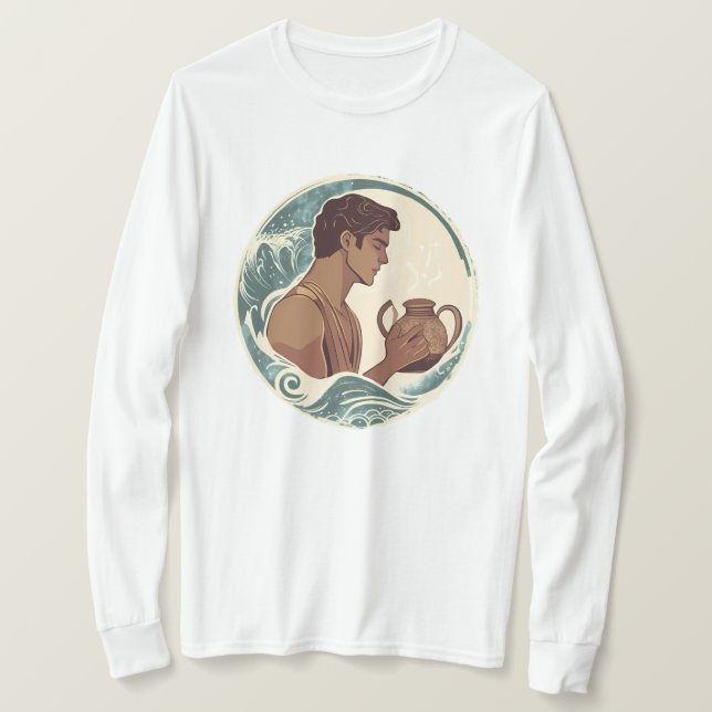 The Divine Aquarius T-Shirt (Design Front)