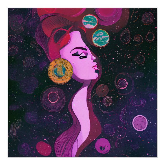 The Divine Feminine Spiritual Awakening Frame Poster (Front)