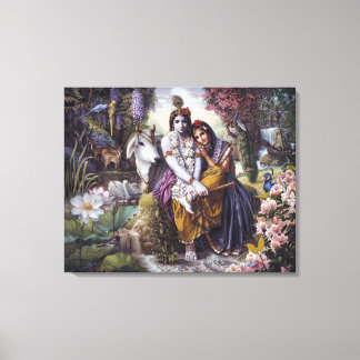 The Divine Loving Couple Canvas Print