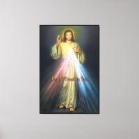 The Divine Mercy Canvas Devotional Image.