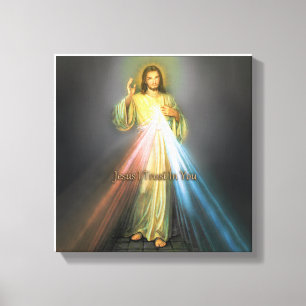 THE DIVINE MERCY DEVOTIONAL IMAGE CANVAS PRINT