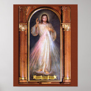 THE DIVINE MERCY DEVOTIONAL IMAGE (ORIGINAL) POSTER