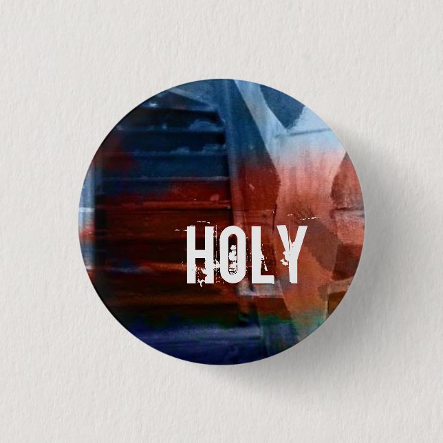 The Divine Words Series #7 3 Cm Round Badge (Front)