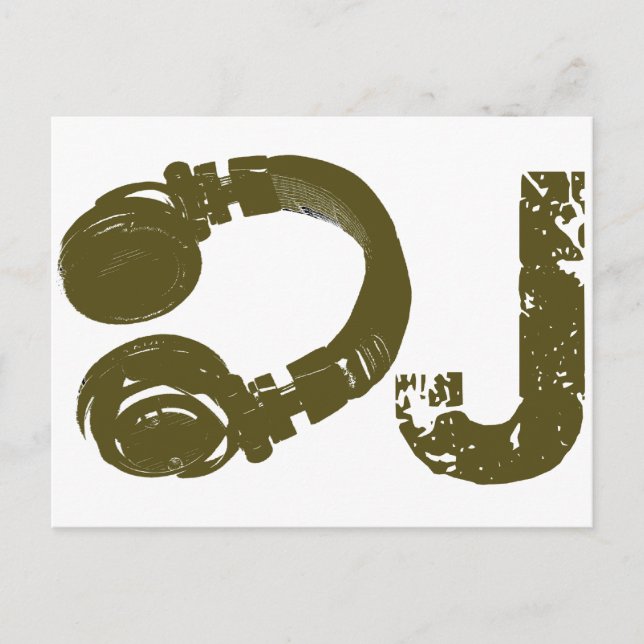 The DJ list Postcard (Front)
