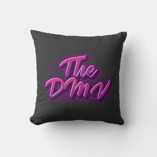 The DMV Throw Pillow