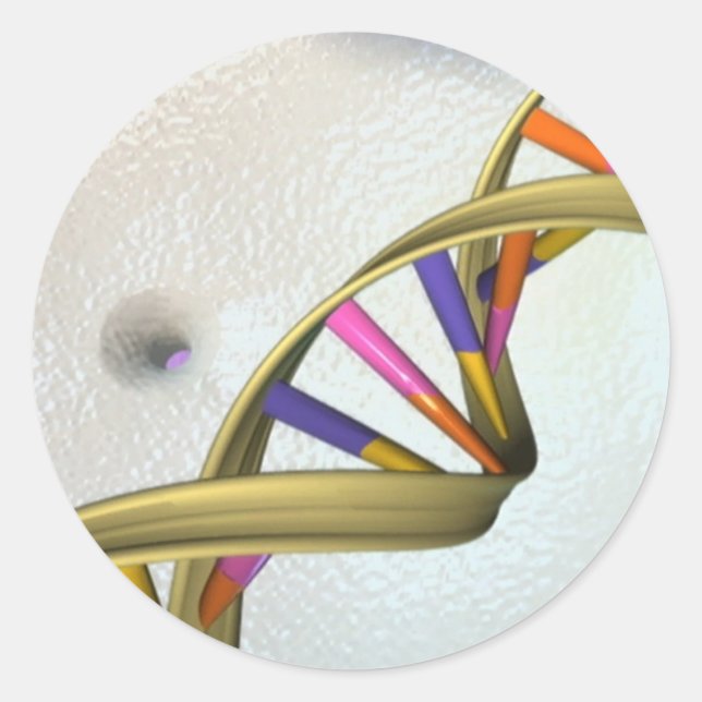 The DNA Collection Classic Round Sticker (Front)