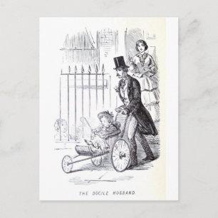 The Docile Husband Postcard