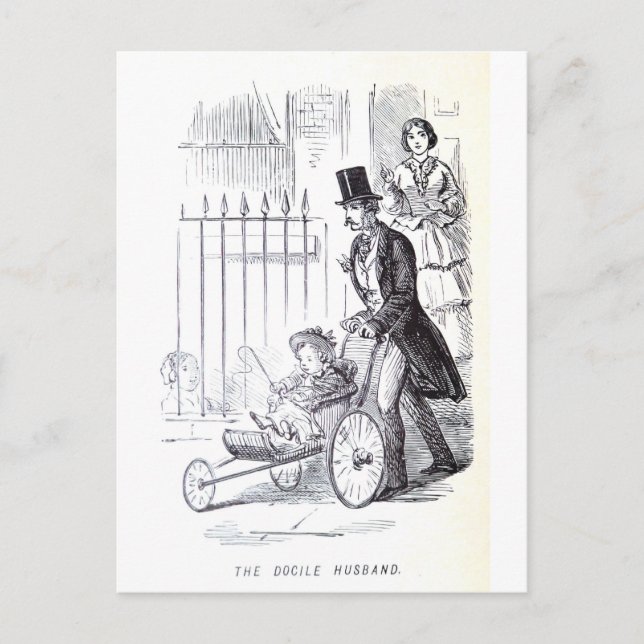 The Docile Husband Postcard (Front)