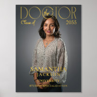 The Doctor Chic Doctoral Graduation Photo Magazine