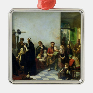 The Doctor for the Poor Metal Tree Decoration