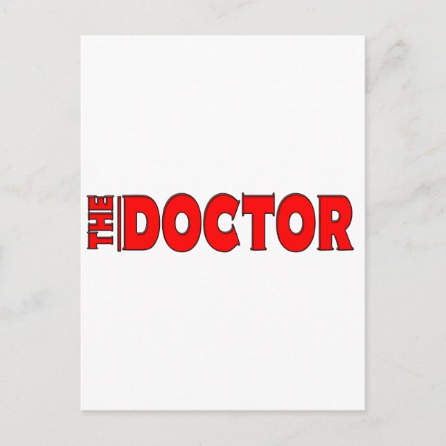 THE DOCTOR - GOT IT? POSTCARD (Front)
