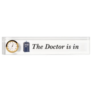 The Doctor is in Sign Nameplate