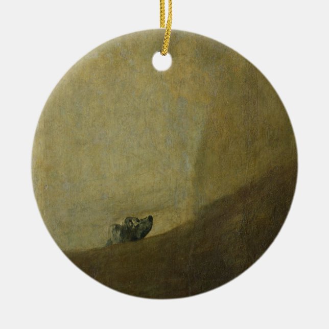 The Dog, 1820-23 Ceramic Tree Decoration (Front)