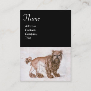 THE DOG / Affenpinscher ,black white Business Card