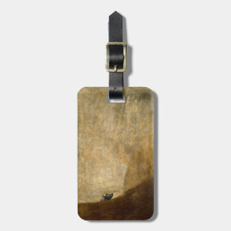 The Dog (Black Paintings) by Francisco Goya 1820 Luggage Tag