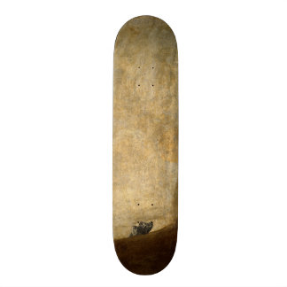 The Dog (Black Paintings) by Francisco Goya 1820 Skateboard