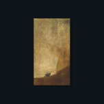 The Dog by Francisco Goya Canvas Print<br><div class="desc">Famous painting of the Dog by Francisco Goya. Great gift for dog lovers and dog owners.</div>