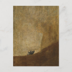 The Dog by Francisco Goya Postcard