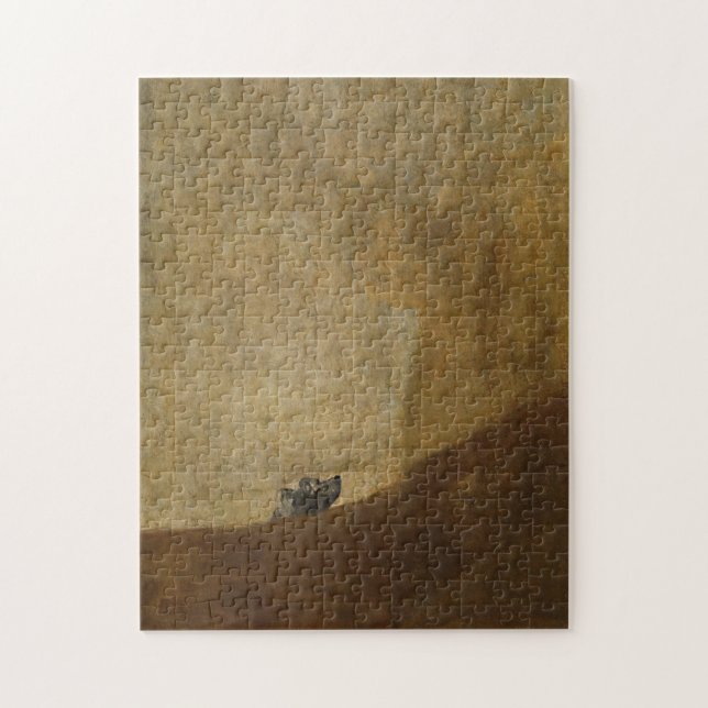The Dog by Francisco Goya Puzzle (Vertical)